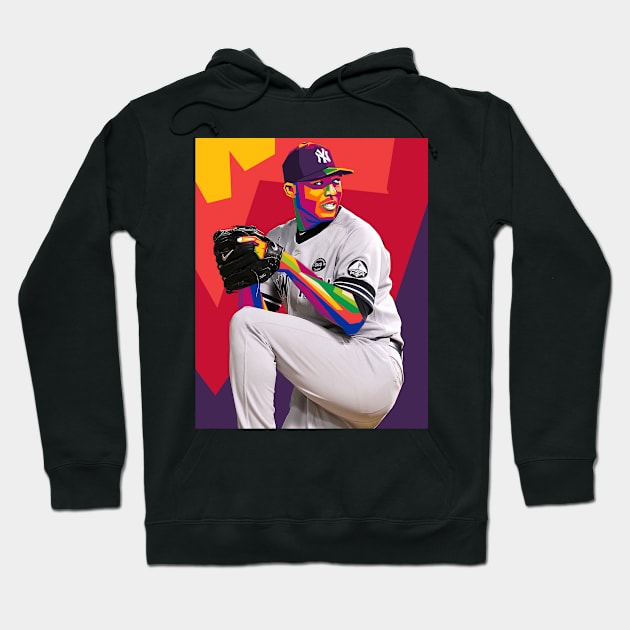 yankees Hoodie by cool pop art house